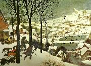 jagarna i snon, januari Pieter Bruegel